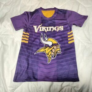 Minnesota Vikings Youth Medium (M) NFL Flag Football Reversible Jersey